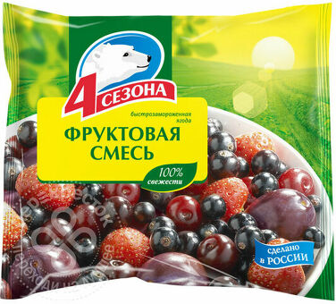 Ягодная Компотная Смесь 4 Сезона с/м 300 г Кол-во штук в коробке - 20 шт по оптовым ценам