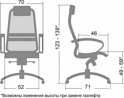 Офисное кресло Метта SAMURAI S-2 (черный)