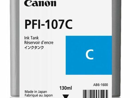 Картридж Canon PFI-107 комплект (MBK,BK,M,C,Y) 5шт х 130мл