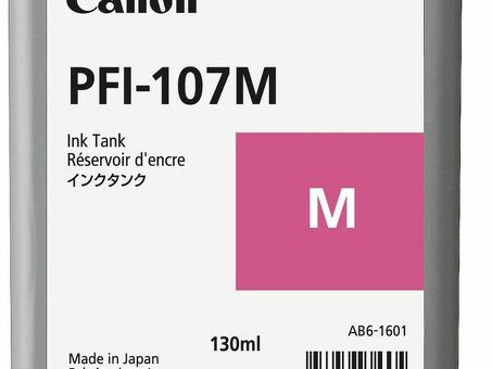 Картридж Canon PFI-107M ( magenta ) 130 мл (6707B001)