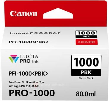 Картридж Canon PFI-1000PBK ( photo black ) 80 мл (0546C001)