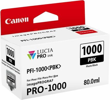 Картридж Canon PFI-1000PBK ( photo black ) 80 мл (0546C001)