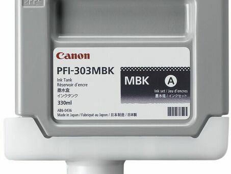 Картридж Canon PFI-303MBK ( matte black )330 мл (2957B001)