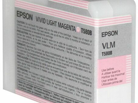 Картридж Epson T580B ( vivid light magenta ) 80 мл (C13T580B00)