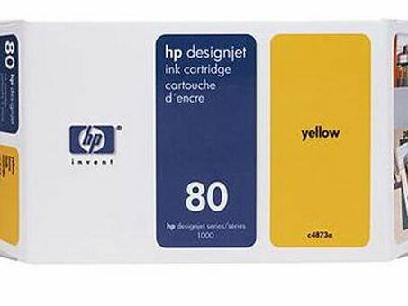 Картридж HP 80 ( yellow )350мл (C4848A)