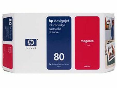 Картридж HP 80 ( magenta ) 175мл (C4874A)