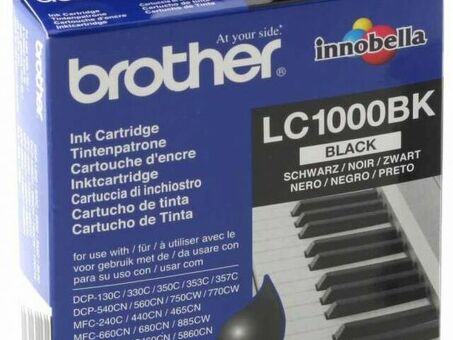 Картридж Brother LC1000BK ( black ), 500 стр. (LC1000BK)