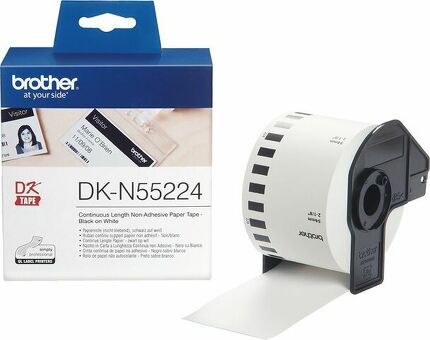 Brother адресные наклейки Brother DKN55224, 54 мм x30,5 м (DKN55224)