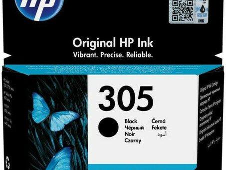 Картридж HP 305 Original Ink Cartridge (black), 120 стр. (3YM61AE)