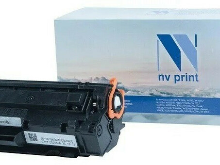 Картридж NVP совместимый NV-CB435A/CB436A/CE285A/NV-725 универсальные для HP/Canon LaserJet P1005/ P1006/ M1120/ M1120n/ M1522n/ M1522nf/ P1505/ P1505n/ M1132/ M1212nf/ M1217nfw/ P1102/ P1102w/ M1214nfh/ M1132s/ 6000 i-Sensys/ 6000B i-Sensys / 6020 i-Sens