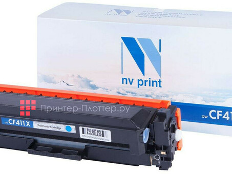 Картридж NVP совместимый NV-CF411X Cyan для HP Color LaserJet Pro M377dw/ M477fdn/ M477fdw/ M477fnw/ M452dn/ M452nw (5000k) (NV-CF411XC)