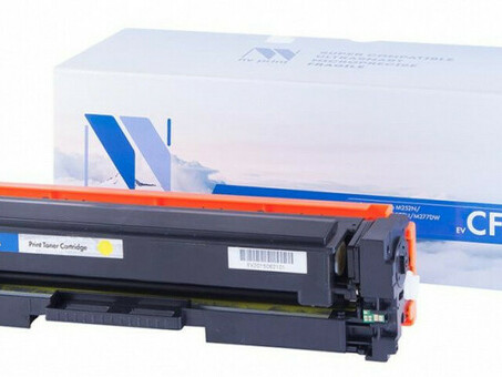 Картридж NVP совместимый NV-CF402A Yellow для HP Color LaserJet Pro M252dw/ M252n/ M274n/ M277dw/ M277n (1400k) (NV-CF402AY)