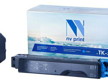 Картридж NVP совместимый NV-TK-5140 Cyan для Kyocera ECOSYS M6030cdn/ M6530cdn/ P6130cdn (5000k) (NV-TK5140C)