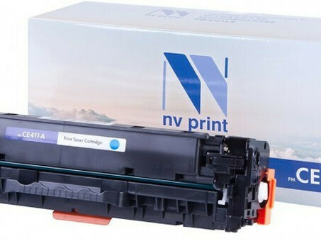 Картридж NVP совместимый NV-CE411A Cyan для HP Color LaserJet 300 MFP M375nw/ 400 MFP M475dn/ 400 MFP M475dw/ 300 M351a/ 400 M451dn/ 400 M451dw/ 400 M451nw (2600k) (NV-CE411AC)