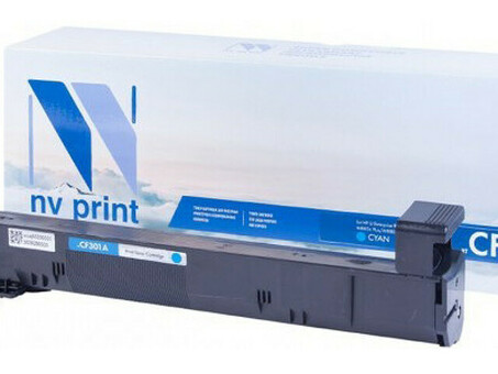 Картридж NVP совместимый NV-CF301A Cyan для HP LaserJet Color LaserJet flow M880z/ flow M880z+ (32000k) (NV-CF301AC)