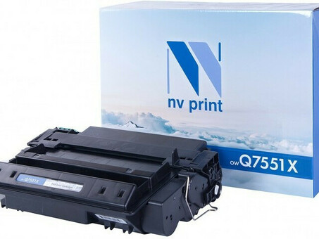 Картридж NVP совместимый NV-Q7551X для HP LaserJet M3027/ M3027x/ M3035/ M3035xs/ P3005/ P3005d/ P3005dn/ P3005n/ P3005x (13000k) (NV-Q7551X)