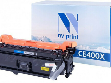 Картридж NVP совместимый NV-CE400X Black для HP Color LaserJet 500 M575dn/ 500 M575f/ M575c/ 500 M551dn/ 500 M551n/ 500 M551xh/ 500 M570dn/ 500 M570dw (11000k) (NV-CE400XBk)