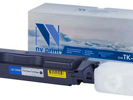 Картридж NVP совместимый NV-TK-580 Black для Kyocera Ecosys P6021/ P6021cdn/ FS C5150/ C5150DN (3500k) (NV-TK580Bk)