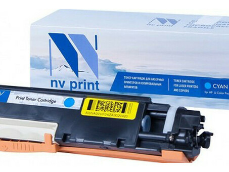 Картридж NVP совместимый NV-CE311A/CF351A/NV-729 Cyan универсальные для HP/Canon Color LaserJet CP1025/ CP1025nw/ M275/ CP1025/ CP1025nw/ 100 M175a/ 100 M175nw/ M176n/ M177fw/ i-Sensys LBP 7010/ 7010C/ 7018/ 7018C (1000k) (NV-CE311A/CF351A/729C)