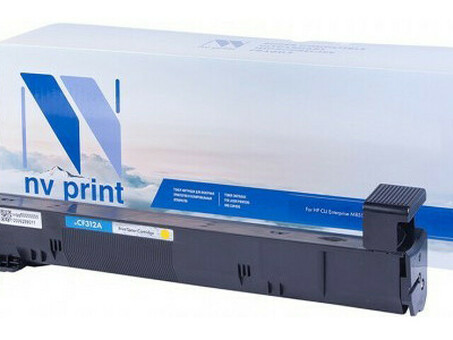 Картридж NVP совместимый NV-CF312A Yellow для HP Color LaserJet M855dn/ M855x+/ M855xh (31500k) (NV-CF312AY)