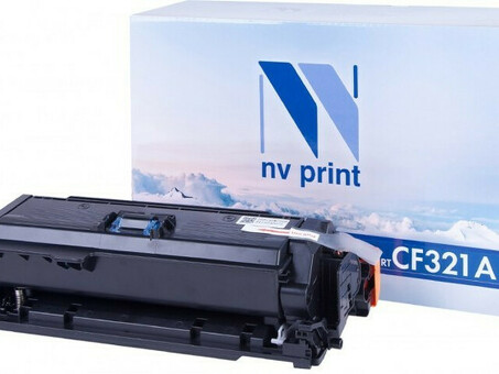 Картридж NVP совместимый NV-CF321A Cyan для HP Color LaserJet M680dn/ M680f/ M680z (16500k) (NV-CF321AC)