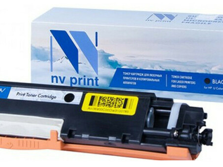 Картридж NVP совместимый NV-CE310A/CF350A/NV-729 Black универсальные для HP/Canon Color LaserJet CP1025/ CP1025nw/ M275/ CP1025/ CP1025nw/ 100 M175a/ 100 M175nw/ M176n/ M177fw/ i-Sensys LBP 7010/ 7010C/ 7018/ 7018C (1300k) (NV-CE310A/CF350A/729Bk)