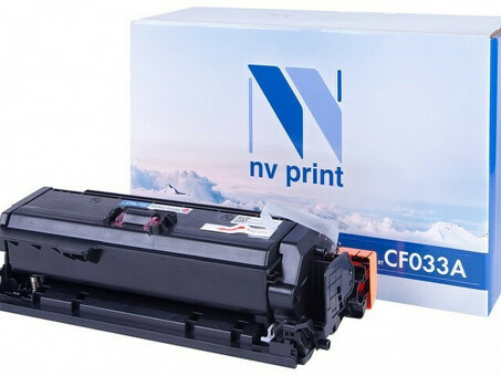 Картридж NVP совместимый NV-CF033A Magenta для HP Color LaserJet CM4540/ CM4540f/ CM4540fskm (12500k) (NV-CF033AM)