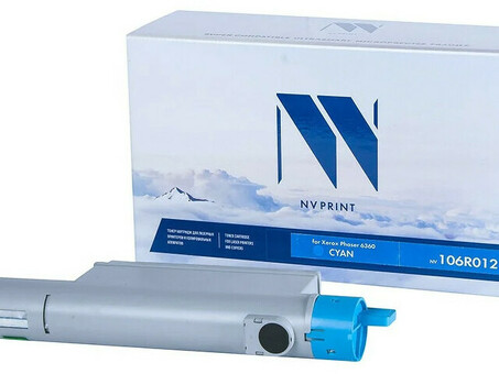 Картридж NVP совместимый NV-106R01218 Cyan для Xerox Phaser 6360 (12000k) (NV-106R01218C)