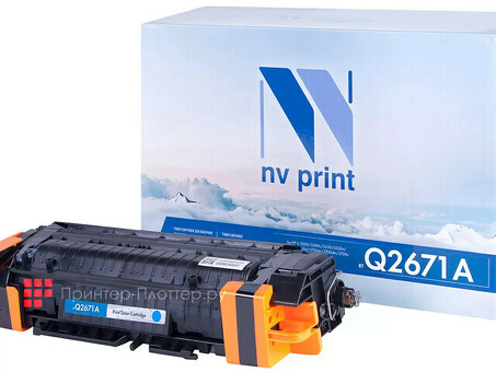 Картридж NVP совместимый NV-Q2671A Cyan для HP Color LaserJet 3550/ 3550N/ 3700DN/ 3700DTN/ 3500/ 3500N/ 3700/ 3700N (4000k) (NV-Q2671AC)