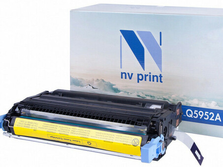 Картридж NVP совместимый NV-Q5952A Yellow для HP Color LaserJet 4700/ 4700dn/ 4700dtn/ 4700n/ 4700ph+ (10000k) (NV-Q5952AY)