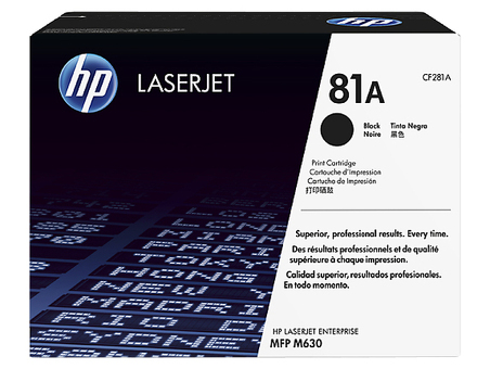 Картридж HP LaserJet 81a (black), 10 500 стр (CF281A)