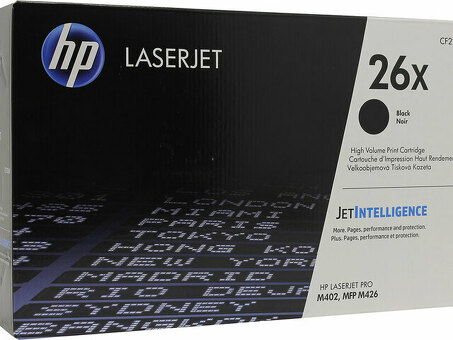 Тонер-картридж HP 26X (black), 9000 стр. (CF226X)