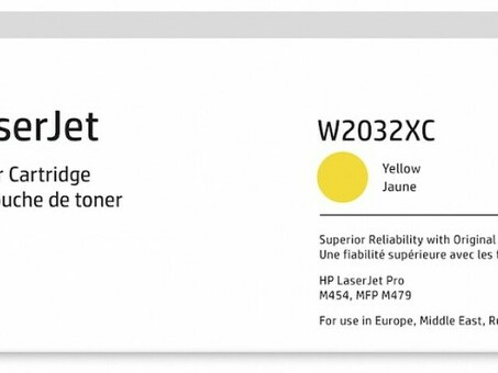 Тонер-картридж HP 415X LaserJet Toner Cartridge (yellow), 6000 стр. (W2032XC)