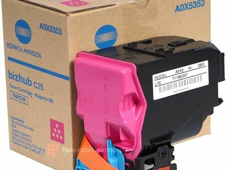 Тонер-картридж Konica Minolta Toner Cartridge TNP-27M (magenta), 6000 стр (A0X5353)