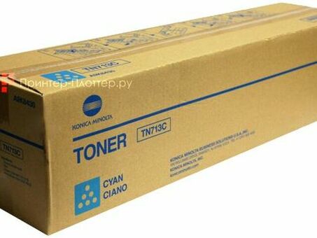 Тонер-картридж Konica Minolta Toner Cartridge TN-713C, голубой (A9K8450)