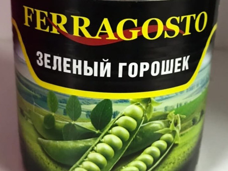 Горошек Ferragosto (252г сух.вес) 420г, в/с, ГОСТ 1/12, шт