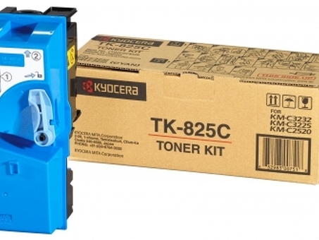 Тонер-картридж Kyocera Toner Kit TK-825C (cyan), 7000 стр. (1T02FZCEU0)