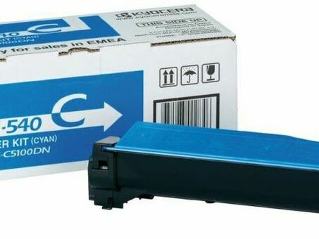 Тонер-картридж Kyocera Toner Kit TK-540C (cyan), 4000 стр. (1T02HLCEU0)