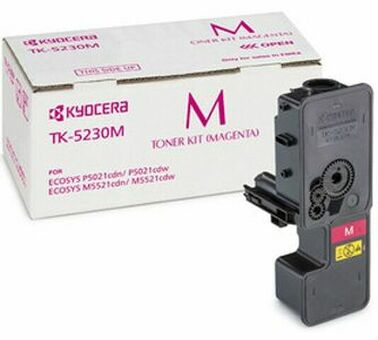 Тонер-картридж Kyocera Toner Kit TK-5230M (magenta), 2200 стр (1T02R9BNL0)