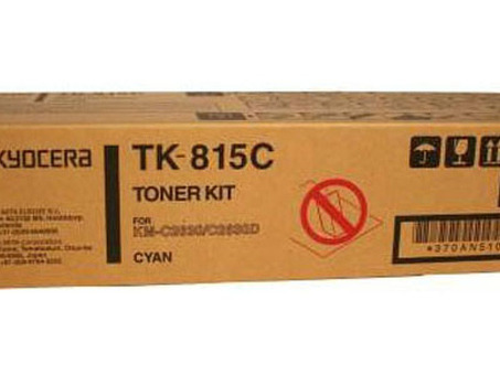 Тонер-картридж Kyocera Toner Kit TK-815C (cyan), 20000 стр. (370AN510)