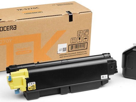 Тонер-картридж Kyocera Toner Kit TK-5270Y (yellow), 6000стр. (1T02TVANL0)