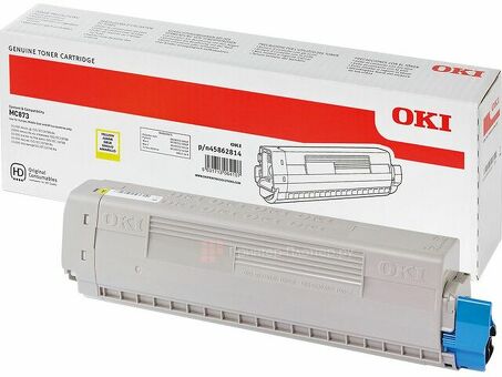 Тонер-картридж OKI Toner Cartridge (yellow), 10000 стр. (45862814, 45862845) (45862845)