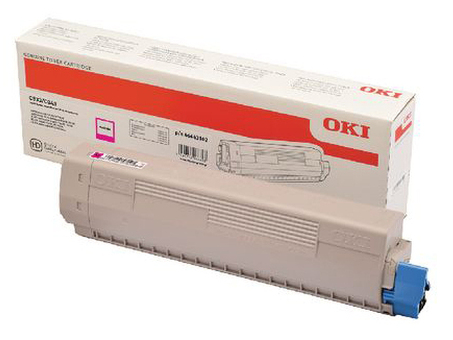 Тонер-картридж OKI Toner-M-C833/843 (magenta), 10000 стр. (46443114)