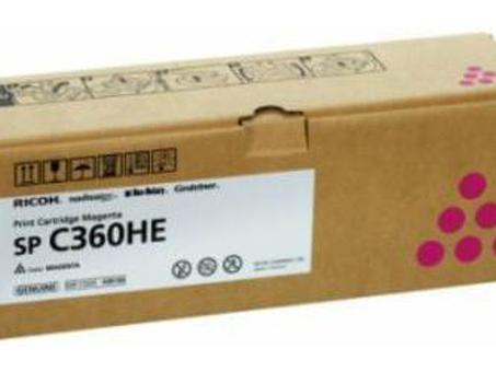 Тонер-картридж Ricoh Print Cartridge SP C360HE (magenta), 5000 стр. (408186)