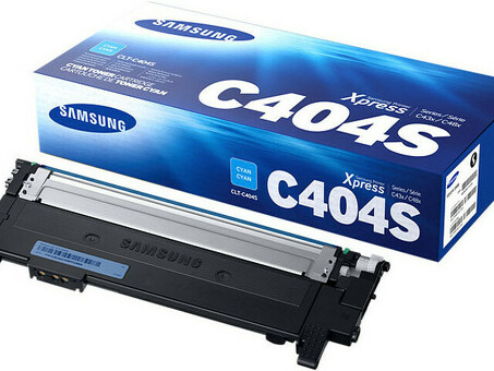 Тонер Samsung Toner CLT-C404S (cyan) 1000 стр (CLT-C404S/XEV)