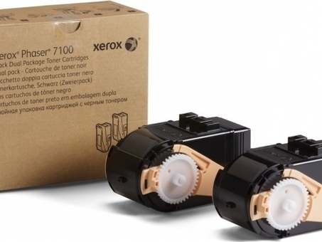 Тонер-картридж Xerox Toner Cartridge Phaser 7100 (black) набор, 10000 стр. (106R02612)