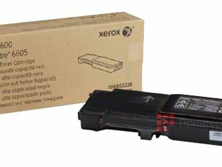 Тонер-картридж Xerox Toner Cartridge Phaser 6600, WorkCentre 6605 (black), 8000 стр. (106R02236)