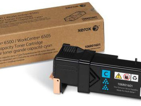 Тонер-картридж Xerox Toner Cartridge Phaser 6500, WorkCentre 6505 (cyan), 2500 стр. (106R01601)