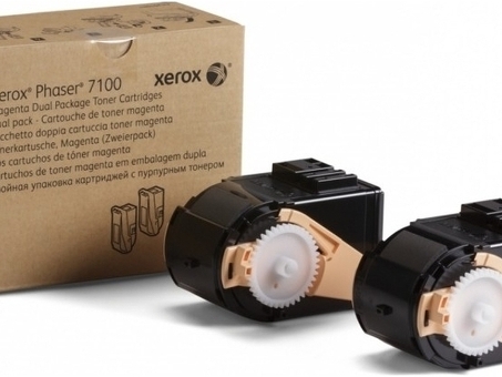 Тонер-картридж Xerox Toner Cartridge Phaser 7100 (magenta) набор, 9000 стр. (106R02610)