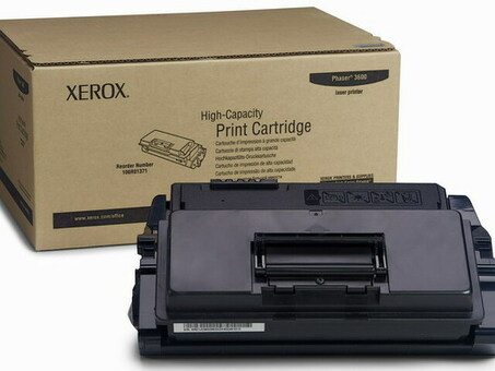 Тонер-картридж Xerox Print Cartridge (black) Phaser 3600, 20000 стр. (106R01372)